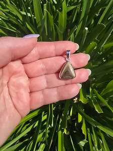 Polychrome Jasper | Polished Sterling Silver Pendant B