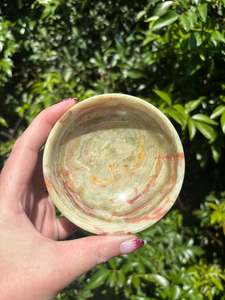 Banded Calcite Small Bowl B