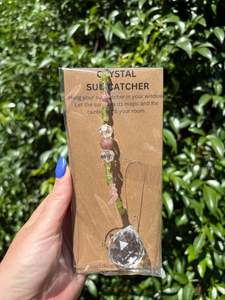 Peridot & Strawberry Quartz | Sphere Sun Catcher