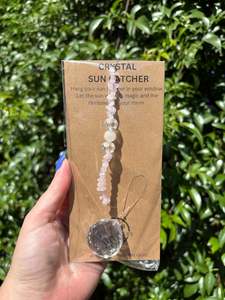 Rose Quartz | Sphere Sun Catcher C