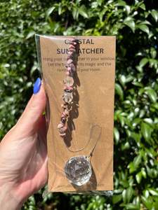 Rhodonite | Sphere Sun Catcher