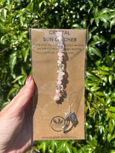 Suns Moons: Rose Quartz | Moon Sun Catcher