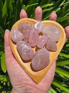Rose Quartz Tumbled Stones 10 Pack Valued at $30