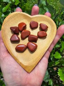 Bulk Buys: Red Jasper Tumbled Stone 10 Pack Valued at $20