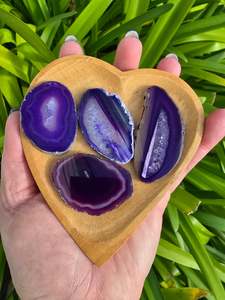 Agate Slice | Purple Small