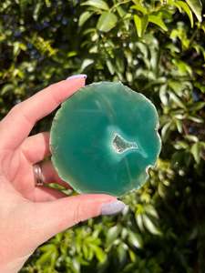 Agate Slice | Green B