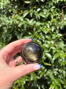 Spheres: Golden Sheen Obsidian Sphere B