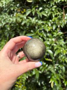 Spheres: Golden Sheen Obsidian Sphere A
