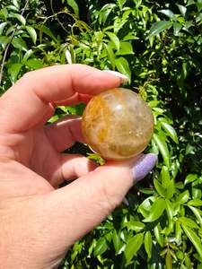 Golden Healer Quartz Sphere D
