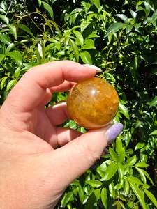 Spheres: Golden Healer Quartz Sphere C