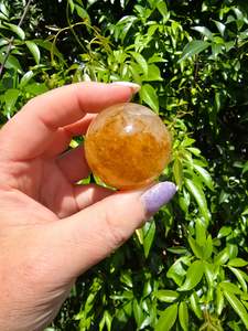 Spheres: Golden Healer Quartz Sphere A