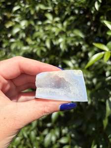 Geode Caves: Blue Lace Agate Piece A