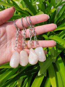 Keyrings: Rose Quartz Tumbled Keyring