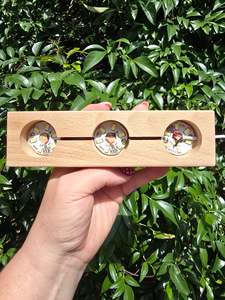 Lamps: LED Wooden Light Base X3 Lights