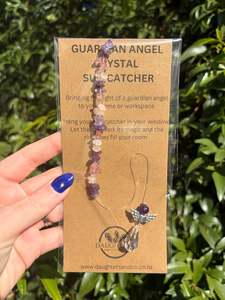 New Arrivals: Amethyst, Strawberry Quartz & Rose Quartz | Guardian Angel Sun Catcher
