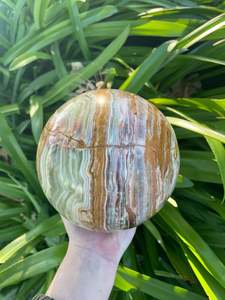 Spheres: Banded Calcite Sphere XL 4.5kgs