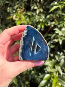 Blue Agate Geode C