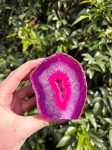 Pink Agate Geode B