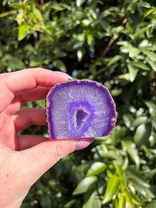 Geode Caves: Purple Agate Geode G