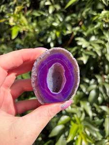 Purple Agate Geode C