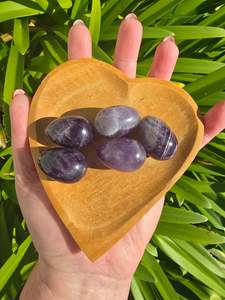 Eggs: Chevron Amethyst Mini Egg
