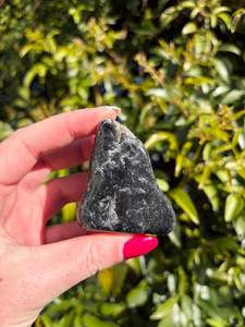 Black Tourmaline Large Tumbled Stone C