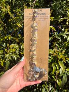 New Arrivals: Prehnite & Amethyst | Large Heart Sun Catcher