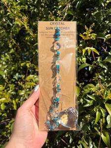 New Arrivals: Apatite & Hematite | Large Heart Sun Catcher