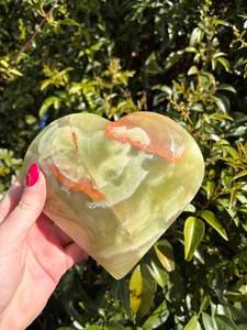 Hearts: Banded Calcite Large Heart B