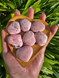 Peruvian Rhodonite Small Heart
