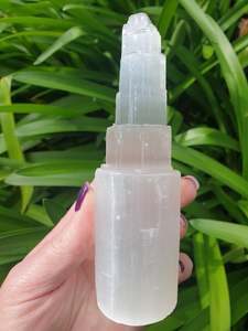 Selenite Tower Large