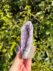 Crystals: Amethyst Flat Base D