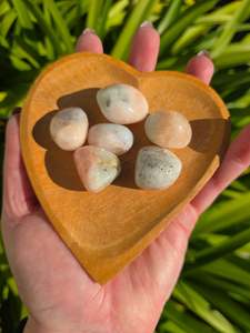 Tumbled Stones: Morganite Tumbled Stone