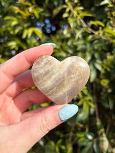 Hearts: Mixed Moonstone Heart C