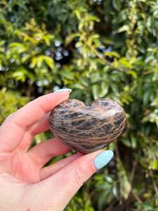 Hearts: Black Moonstone Heart D