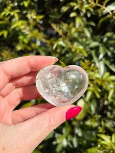 Clear Quartz Heart E