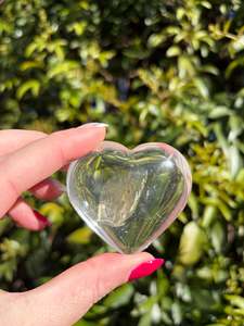 Hearts: Clear Quartz Heart C