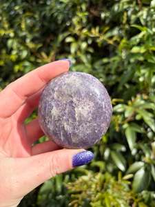 Palmstones: Lepidolite Palm Stone G