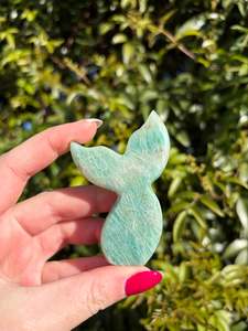Carved Shapes Animals: Amazonite Mermaid Tail E