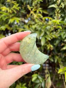 Prehnite Self Standing Moon A