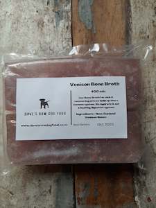 Raw Food 1: Venison Bone Broth