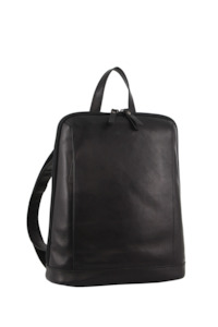 Backpacks: Nappa Leather Twin Zip Backpack
