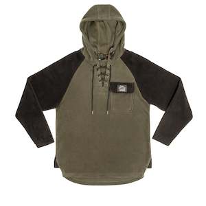 Tees Polos Hoodies: Hunters Element Whakarapu Kids Hoodie Green/Black