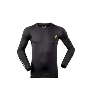 Thermal: Hunters Element Core+ Long Sleeve Black Top