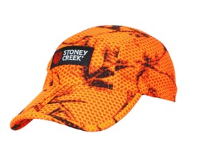 Stoney Creek Split Peak Airmesh Blaze Orange Cap