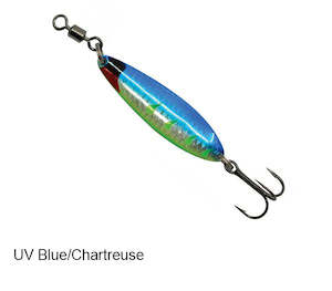 Shimano Senkou Spoon Blue/Chartreuse