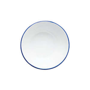 Coleman Enamel Bowl 16cm White/Blue