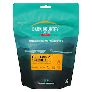 Food Cookware: Back Country 175gm Roast Lamb & Veges