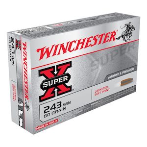 Winchester SuperX .243 80gr PSP (20)