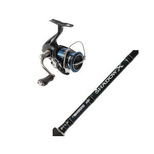 Rods Reels 1: Nexave 2500HGFI Reel/ShadowX 7'4" 2/5kg 2pce Rod